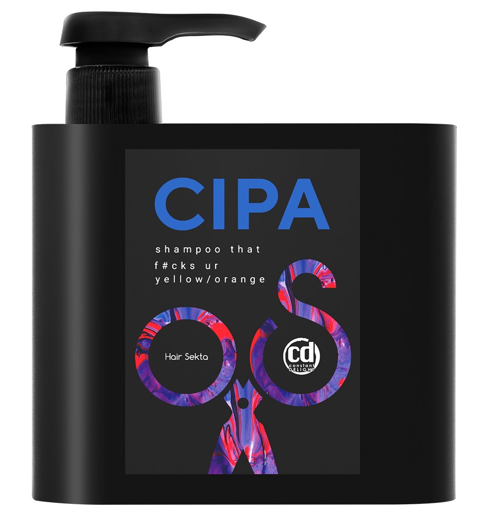 Шампунь нейтрализирующий теплые оттенки для волос CIPA